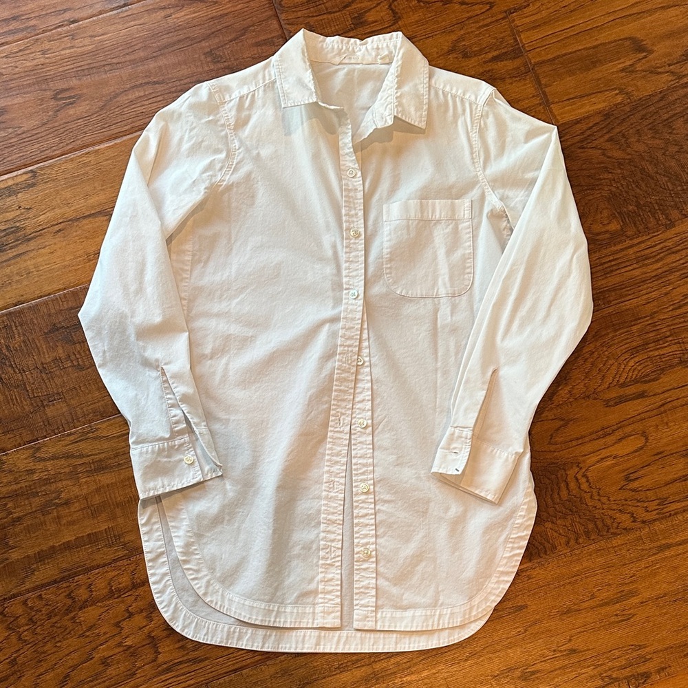 Athleta White Button Down Shirt - image 1